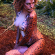 Image for article titled Best Booth Babe Ever: Samsung's Leopard Lady